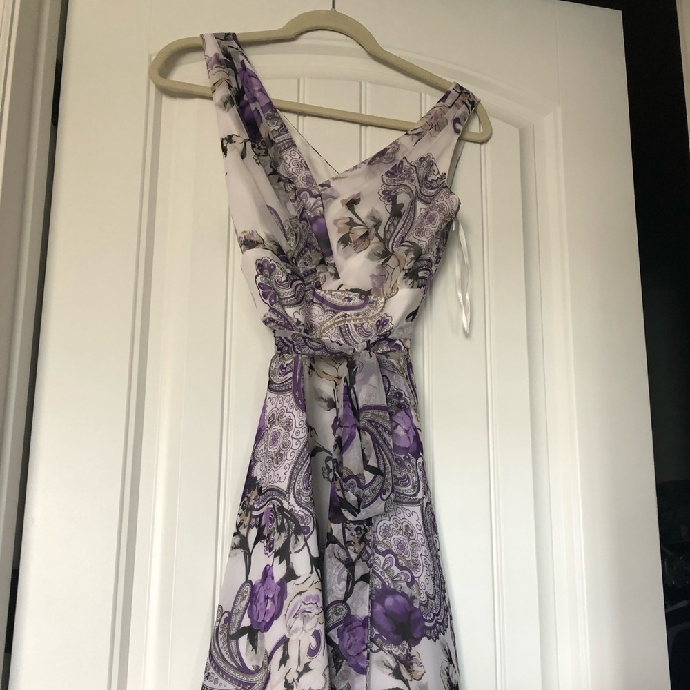V neck chiffon dress - Picture 1 of 5